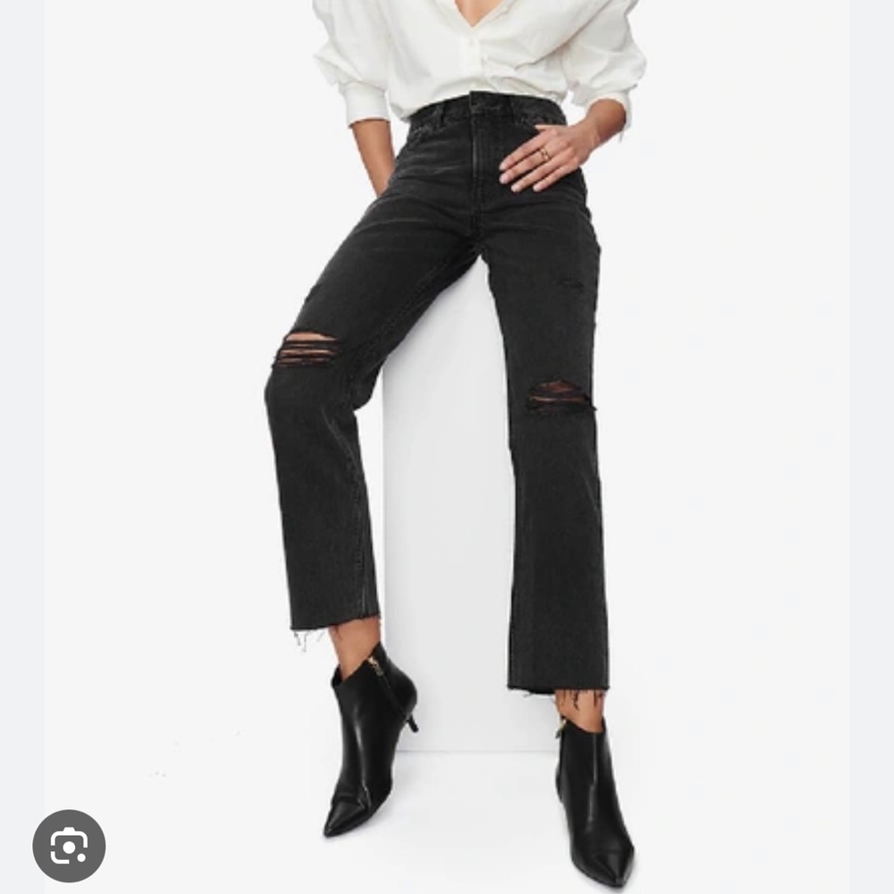 Anine Bing Etta Jean In Destructed Black Sea